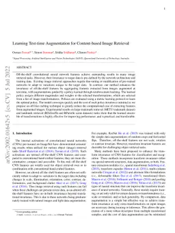Learning Test-time Augmentation for Content-based Image Retrieval