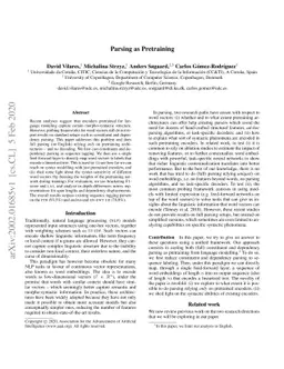 Parsing as Pretraining