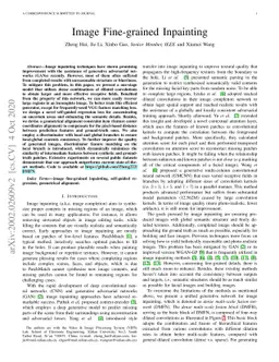 Image Fine-grained Inpainting