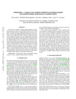 PixelHop++: A Small Successive-Subspace-Learning-Based (SSL-based) Model
  for Image Classification