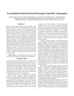 Convolutional Neural Network Pruning Using Filter Attenuation