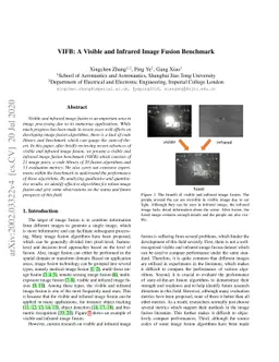 VIFB: A Visible and Infrared Image Fusion Benchmark