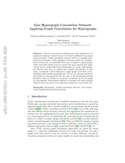 Line Hypergraph Convolution Network: Applying Graph Convolution for
  Hypergraphs