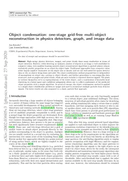 Object condensation: one-stage grid-free multi-object reconstruction in
  physics detectors, graph and image data