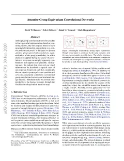 Attentive Group Equivariant Convolutional Networks