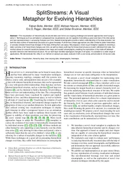 SplitStreams: A Visual Metaphor for Evolving Hierarchies
