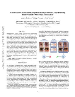 Unconstrained Periocular Recognition: Using Generative Deep Learning
  Frameworks for Attribute Normalization