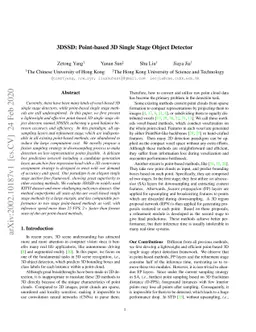 3DSSD: Point-based 3D Single Stage Object Detector
