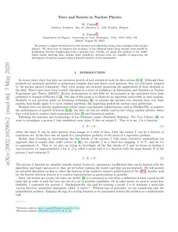 Trees and Forests in Nuclear Physics