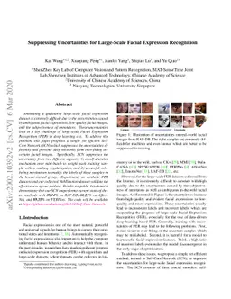 Suppressing Uncertainties for Large-Scale Facial Expression Recognition