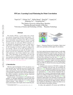 FPConv: Learning Local Flattening for Point Convolution