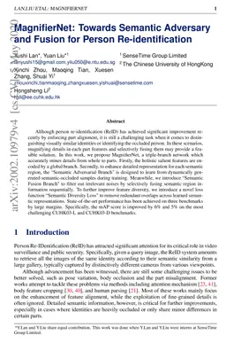 MagnifierNet: Towards Semantic Adversary and Fusion for Person
  Re-identification