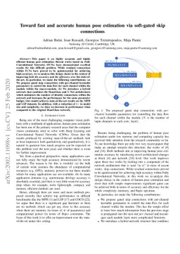 Toward fast and accurate human pose estimation via soft-gated skip
  connections