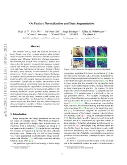 On Feature Normalization and Data Augmentation