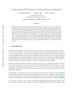 Understanding Self-Training for Gradual Domain Adaptation