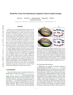 PuzzleNet: Scene Text Detection by Segment Context Graph Learning