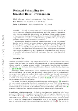 Relaxed Scheduling for Scalable Belief Propagation