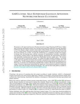 GATCluster: Self-Supervised Gaussian-Attention Network for Image
  Clustering