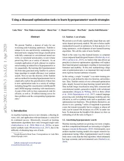Using a thousand optimization tasks to learn hyperparameter search
  strategies