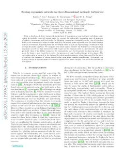 Scaling exponents saturate in three-dimensional isotropic turbulence