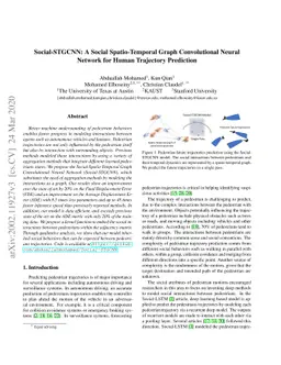 Social-STGCNN: A Social Spatio-Temporal Graph Convolutional Neural
  Network for Human Trajectory Prediction