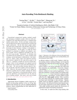 Auto-Encoding Twin-Bottleneck Hashing