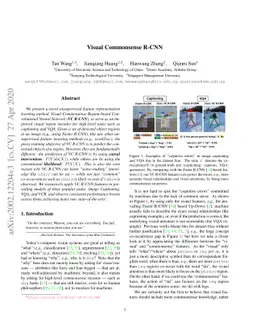 Visual Commonsense R-CNN