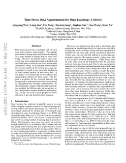 Time Series Data Augmentation for Deep Learning: A Survey