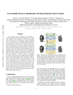 Cross-modality Person re-identification with Shared-Specific Feature
  Transfer
