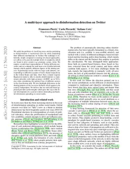 A multi-layer approach to disinformation detection on Twitter