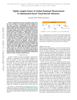 Tightly-coupled Fusion of Global Positional Measurements in
  Optimization-based Visual-Inertial Odometry
