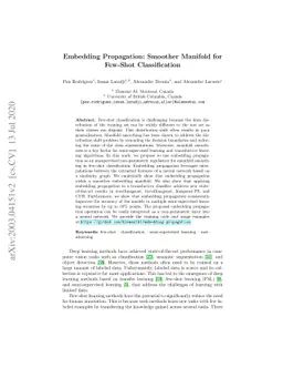 Embedding Propagation: Smoother Manifold for Few-Shot Classification