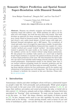Semantic Object Prediction and Spatial Sound Super-Resolution with
  Binaural Sounds