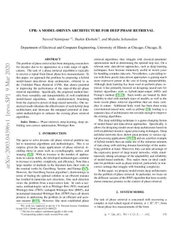 UPR: A Model-Driven Architecture for Deep Phase Retrieval