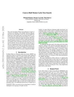 Convex Hull Monte-Carlo Tree Search