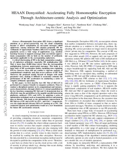 HEAAN Demystified: Accelerating Fully Homomorphic Encryption Through
  Architecture-centric Analysis and Optimization