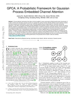 GPCA: A Probabilistic Framework for Gaussian Process Embedded Channel
  Attention