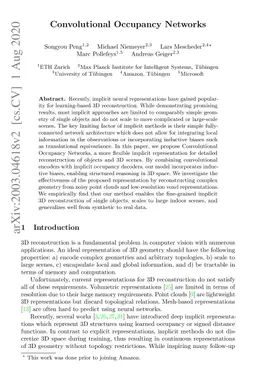 Convolutional Occupancy Networks