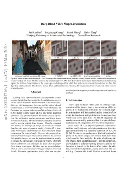 Deep Blind Video Super-resolution