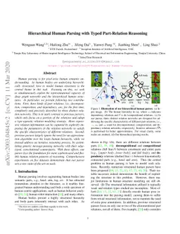 Hierarchical Human Parsing with Typed Part-Relation Reasoning