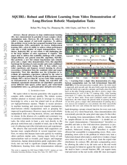 SQUIRL: Robust and Efficient Learning from Video Demonstration of
  Long-Horizon Robotic Manipulation Tasks