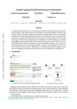 ScopeIt: Scoping Task Relevant Sentences in Documents
