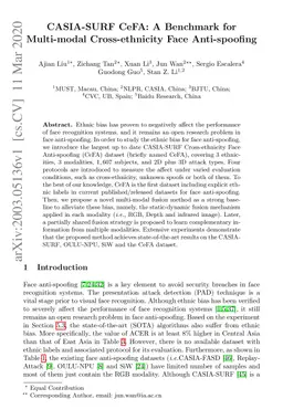 CASIA-SURF CeFA: A Benchmark for Multi-modal Cross-ethnicity Face
  Anti-spoofing