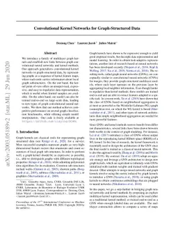 Convolutional Kernel Networks for Graph-Structured Data