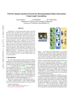 VSGNet: Spatial Attention Network for Detecting Human Object
  Interactions Using Graph Convolutions