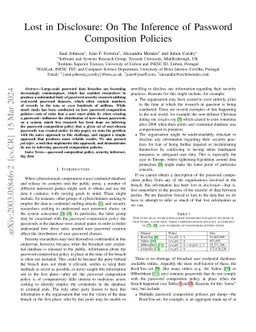 Lost in Disclosure: On The Inference of Password Composition Policies