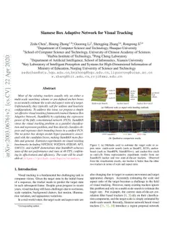Siamese Box Adaptive Network for Visual Tracking