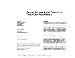 Getting Fairness Right: Towards a Toolbox for Practitioners