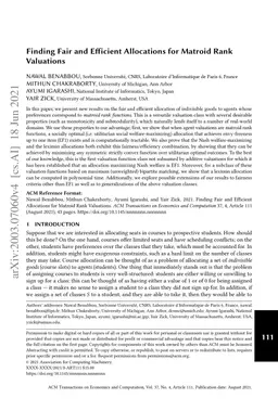 Finding Fair and Efficient Allocations When Valuations Don't Add Up