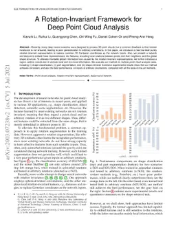 A Rotation-Invariant Framework for Deep Point Cloud Analysis